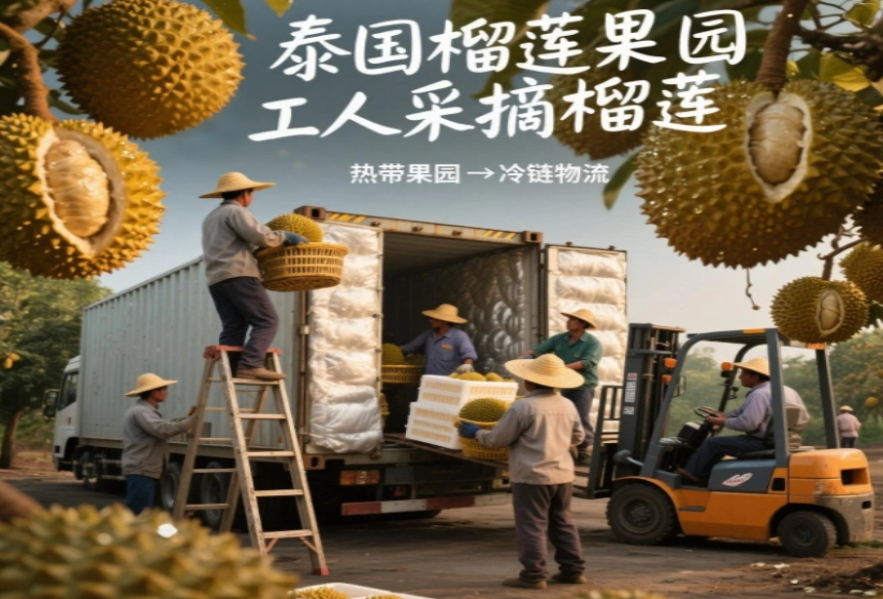 泰国榴莲出口美国全靠它！冷链散货海运全流程解析
