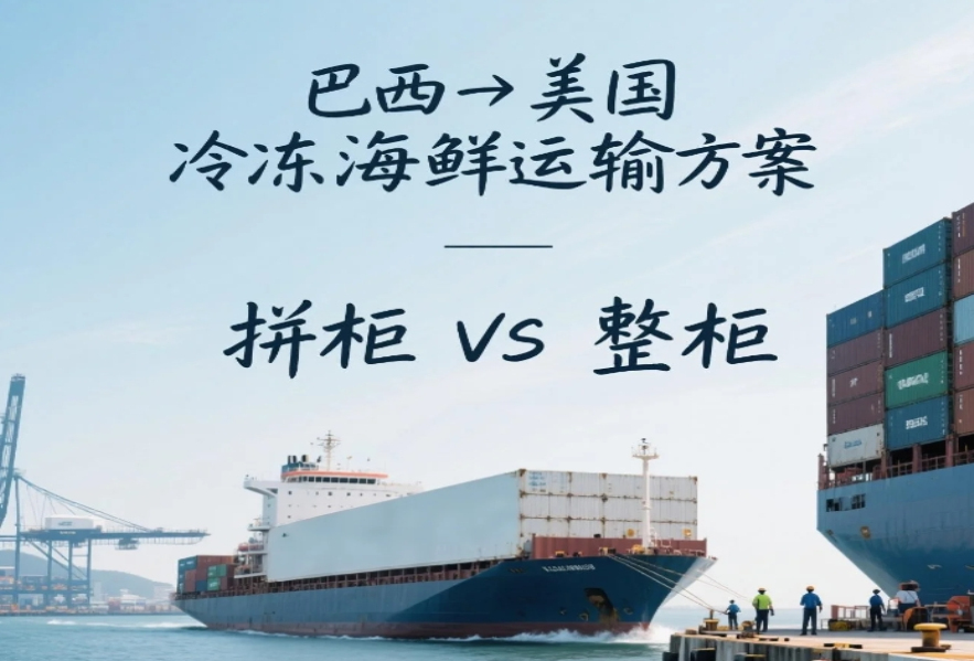 冷冻海鲜拼柜vs整柜：巴西运到美国，到底怎么选更省钱？