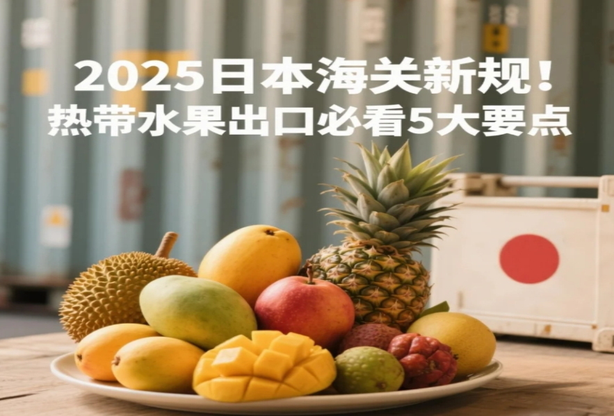 2025年日本海关新规：热带水果出口必看5大要点