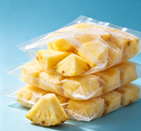 冷冻菠萝块拼箱运输：专业货代如何保障-18°C全程冷链品质